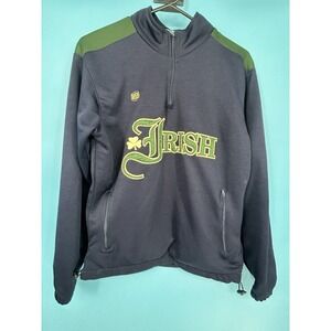 Norte Dame 1/4 zip Pull Over size Women's Small